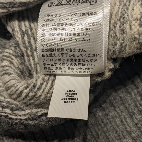 Eddie Bauer Lambswool knit Sweater women's L - Picture 7 of 7